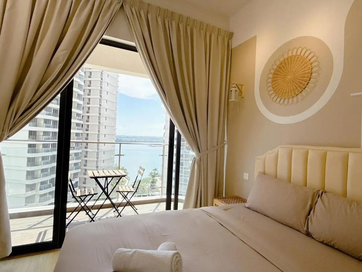 شقة Bay Point Danga Bay By Cactus Homestay Thm جوهر بهرو